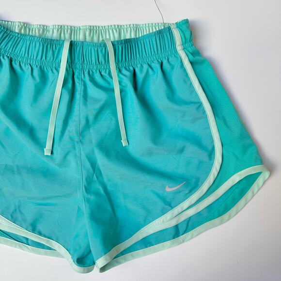 NWT Nike Tempo Teal Blue Brief Lined Dri-Fit Running Shorts Women's XS - Picture 4 of 12